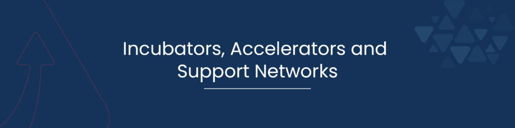 Incubators, Accelerators and Support Networks