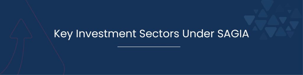 Key Investment Sectors Under SAGIA