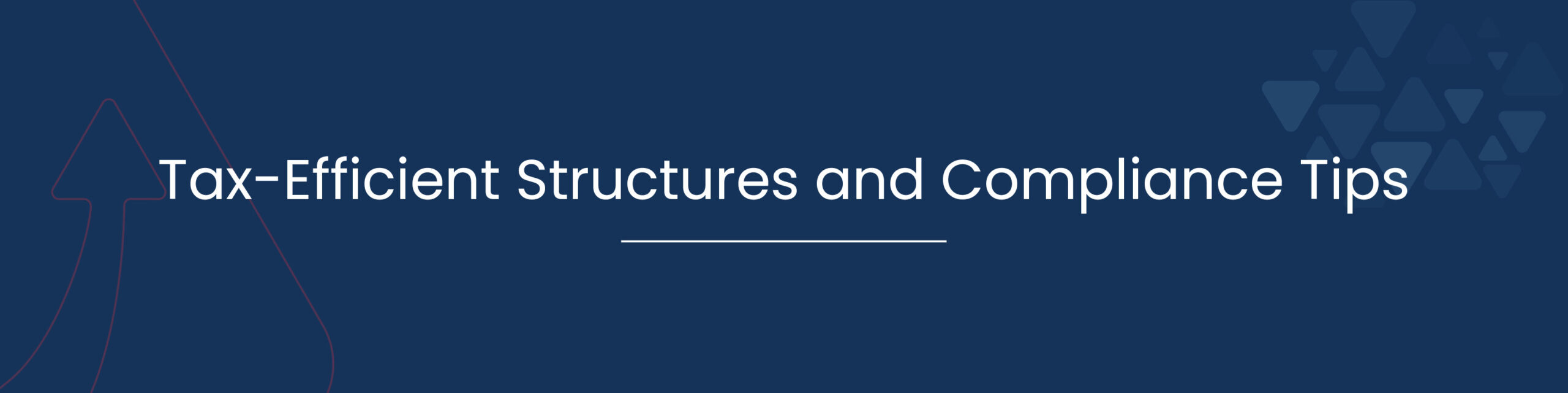 Tax-Efficient Structures and Compliance Tips