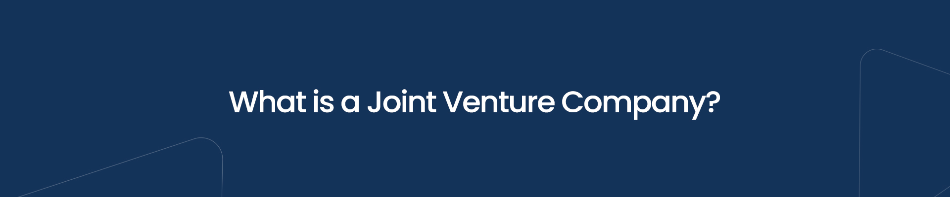 Joint Venture Company