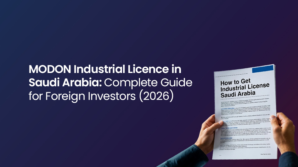 MODON Industrial Licence