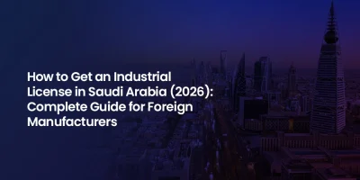 industrial license Saudi Arabia