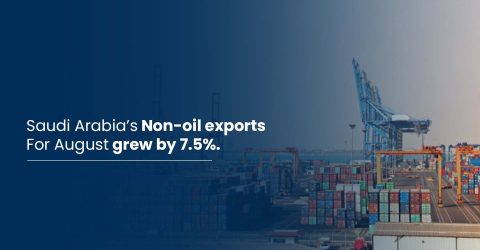 Saudi Arabia’s Non-oil exports grew by 7.5%